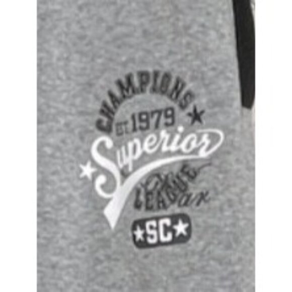 Swiss Cross Joggers Gray Black Sweatpants Size Large NWT - Picture 4 of 8